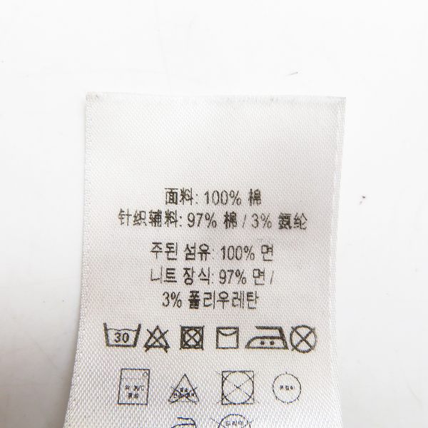 実際に弊社で買取させて頂いた【JPタグ】BURBERRY/バーバリー モノグラム オーバーサイズ S/S カットソー/Tシャツ/ ブラック 8017484/Lの画像 3枚目