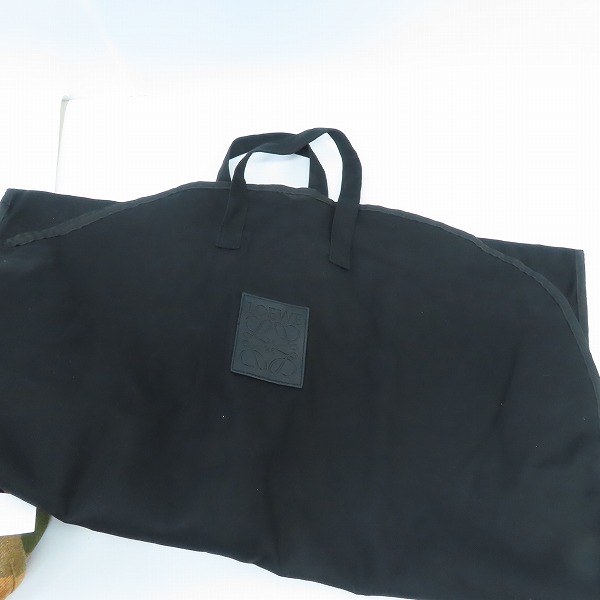 実際に弊社で買取させて頂いた【JPタグ】LOEWE/ロエベ レザーポケット Overshirt in check wool オーバーシャツ H526337X77/37の画像 6枚目