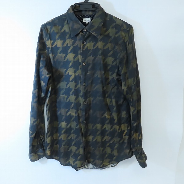 実際に弊社で買取させて頂いたPaul Smith/ポールスミス 総柄 長袖シャツ/L