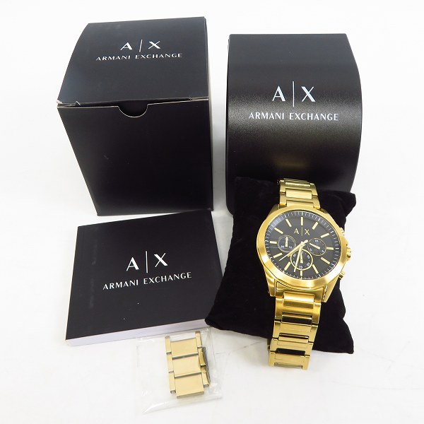 実際に弊社で買取させて頂いたARMANI EXCHANGE/アルマーニエクスチェンジ DREXLER ドレクスラー クオーツ AX2611 【動作未確認】の画像 6枚目