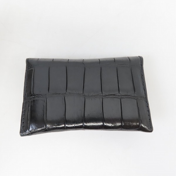 実際に弊社で買取させて頂いたDEAL DESIGN/ディールデザイン 型押クロコ カードケースの画像 1枚目