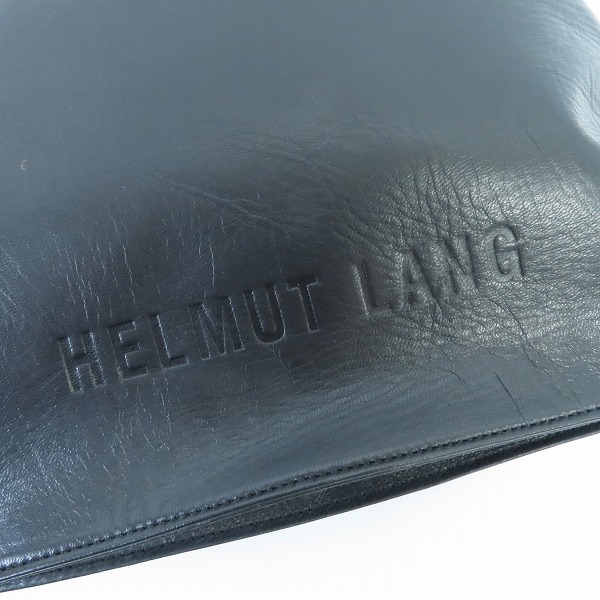 実際に弊社で買取させて頂いた【未使用】HELMUT LANG/ヘルムートラング フラット トートバッグ ブラックの画像 4枚目