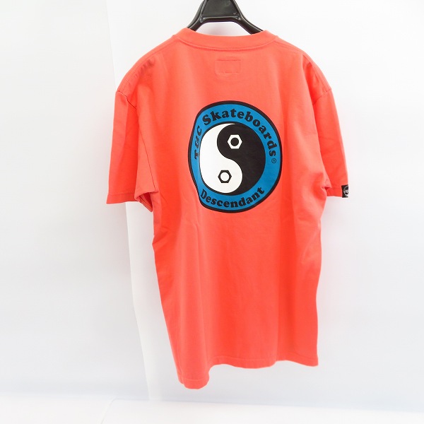 実際に弊社で買取させて頂いたDESCENDANT×T&C SKATEBOARDS/ディセンダント Tシャツ ピンク系/2の画像 1枚目