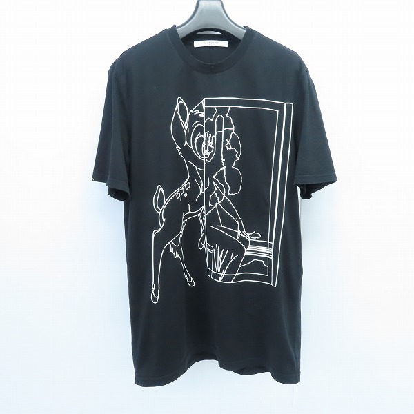 実際に弊社で買取させて頂いた【JPタグ】GIVENCHY × Disney/ジバンシィ × ディズニー 17SS BANBI TEE/バンビTシャツ 17Y 7709 491/XS