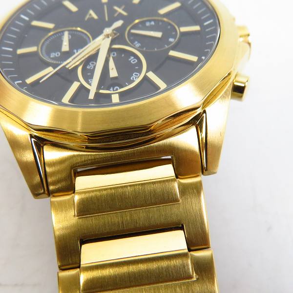 実際に弊社で買取させて頂いたARMANI EXCHANGE/アルマーニエクスチェンジ DREXLER ドレクスラー クオーツ AX2611 【動作未確認】の画像 5枚目