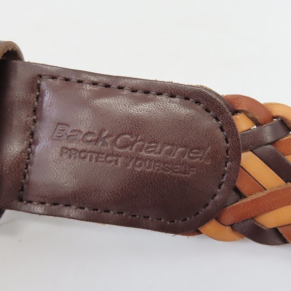 実際に弊社で買取させて頂いたBack Channel/バックチャンネル レザー ベルトの画像 3枚目