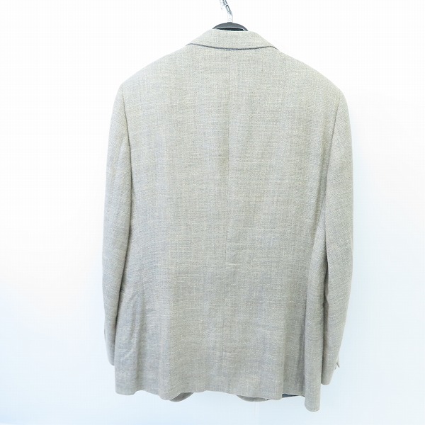 実際に弊社で買取させて頂いたGIORGIO ARMANI/ジョルジオアルマーニ シルク混 テーラードジャケット 50の画像 1枚目