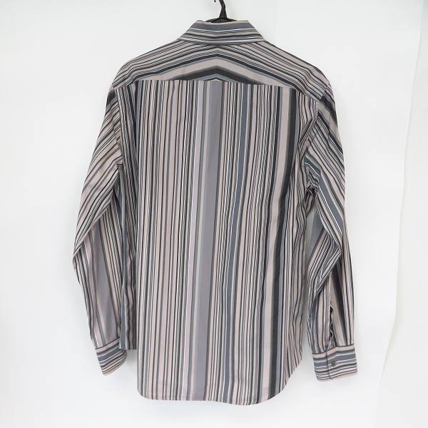 実際に弊社で買取させて頂いたPaul Smith/ポールスミス ストライプ柄 長袖シャツ Lの画像 1枚目