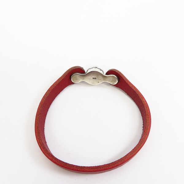 実際に弊社で買取させて頂いたDEAL DESIGN/ディールデザイン ネイティブ ドーム レザー ブレスレット ターコイズの画像 5枚目