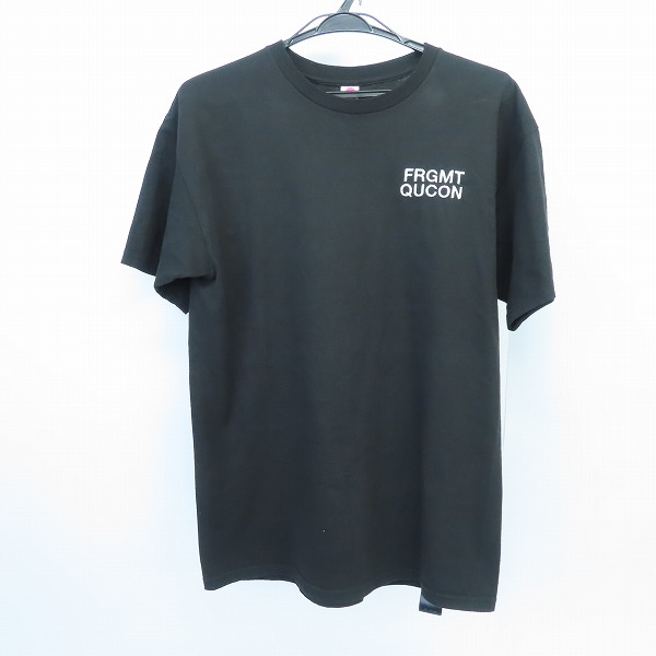 実際に弊社で買取させて頂いたQucon/キューコン×FRAGMENT DESIGN/フラグメント デザイン プリント 半袖 Tシャツ/カットソー 19101-1B/M