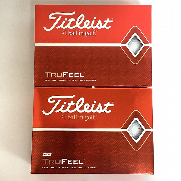 実際に弊社で買取させて頂いた【未使用】Titleist/タイトリスト TRUFEEL ホワイト ゴルフボール 2ダースの画像 2枚目