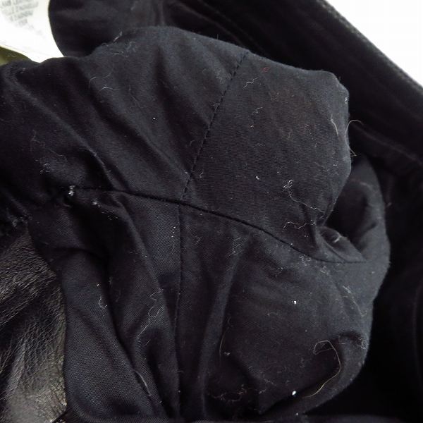 実際に弊社で買取させて頂いたDIESEL BLACK GOLD/ディーゼル ブラック ゴールド ラムレザーパンツ/27の画像 7枚目