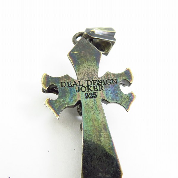 実際に弊社で買取させて頂いたDEAL DESIGN/ディールデザイン クロス ペンダント ブラックコーティングの画像 4枚目