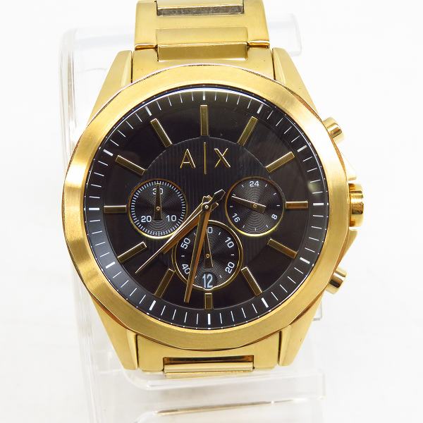 実際に弊社で買取させて頂いたARMANI EXCHANGE/アルマーニエクスチェンジ DREXLER ドレクスラー クオーツ AX2611 【動作未確認】