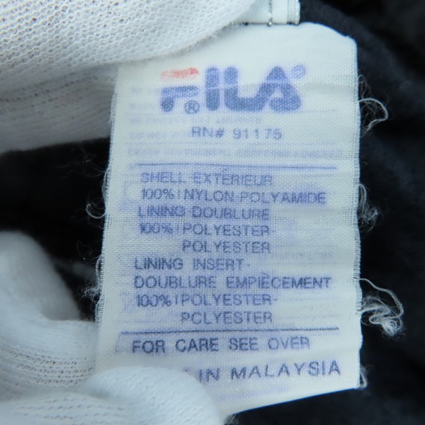 実際に弊社で買取させて頂いたFILA/フィラ マウンテンパーカー/ジャケット/ブルゾン Size：34/M 2点セットの画像 4枚目