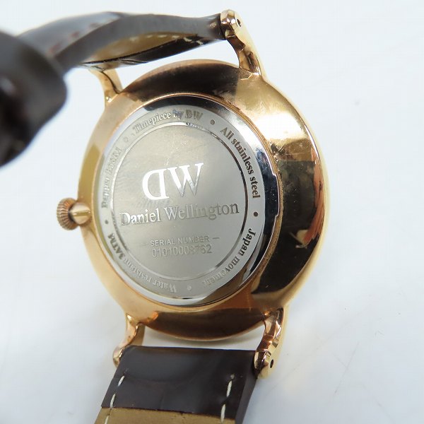 実際に弊社で買取させて頂いたDaniel Wellington/ダニエルウェリントン 腕時計 ダッパー B38R1 【動作未確認】の画像 3枚目