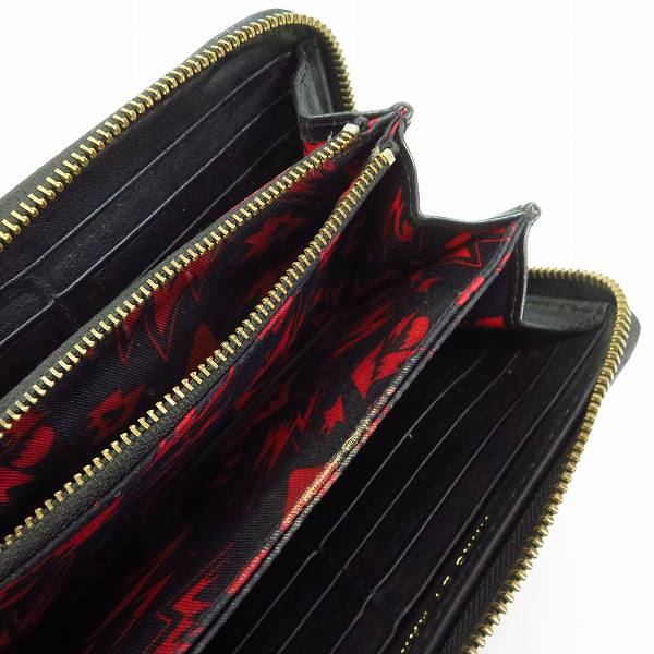 実際に弊社で買取させて頂いたMARC BY MARC JACOBS/マークバイマークジェイコブス エナメル ラウンドファスナー長財布の画像 3枚目