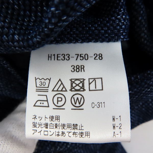 実際に弊社で買取させて頂いたMACKINTOSH PHILOSOPHY/マッキントッシュ フィロソフィー テーラードジャケット/38Rの画像 3枚目