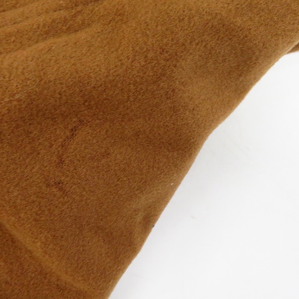 実際に弊社で買取させて頂いたBURBERRY/バーバリー ウールロングジャケット/コート ライトブラウン系の画像 9枚目