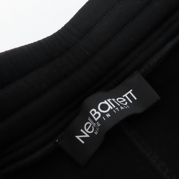 実際に弊社で買取させて頂いた【未使用】NEIL BARRETT/ニールバレット 20SS トラベルボンデッドダブルストライプスウェットパンツ PBJP179BH-N503/Lの画像 2枚目