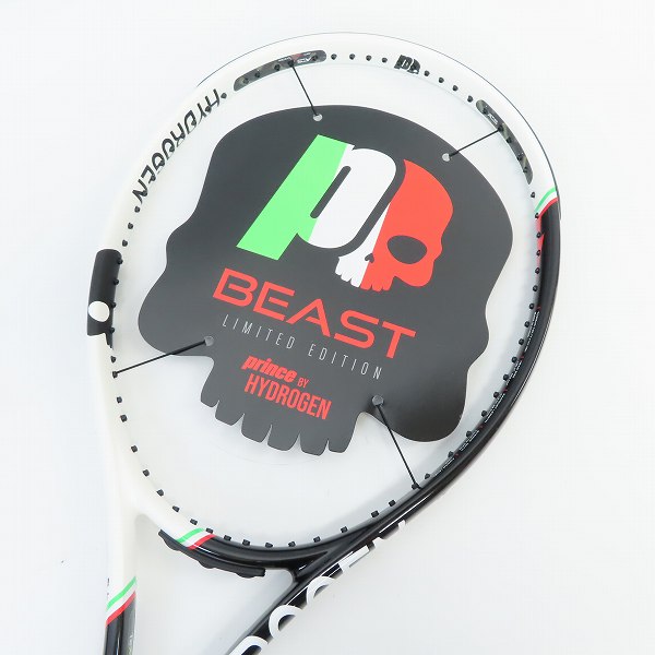 実際に弊社で買取させて頂いた【未使用】Prince×HYDROGEN/プリンス×ハイドロゲン BEAST 100 (300) HYDROGEN テニスラケット 7TJ141の画像 7枚目