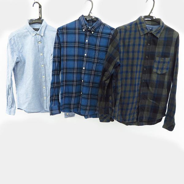 実際に弊社で買取させて頂いたnano universe/ナノユニバース EDIFICE/エディフィス 長袖シャツ size：L 3点
