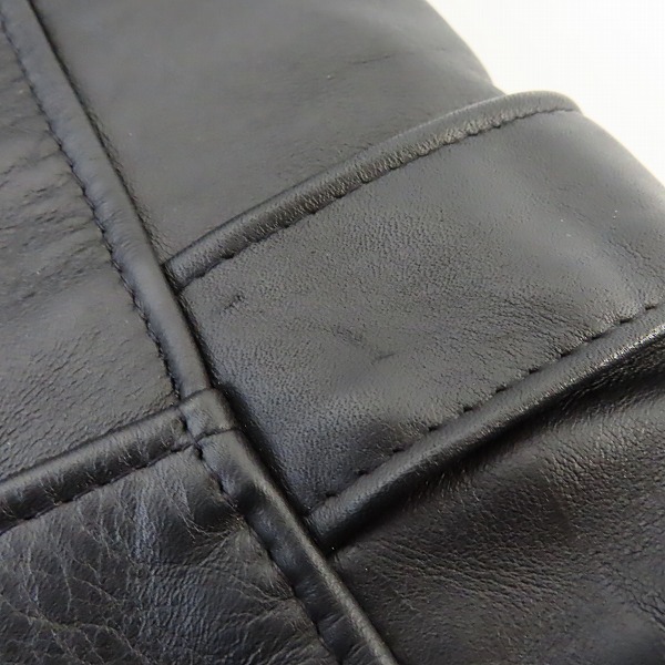 実際に弊社で買取させて頂いたSchott/ショット DOUBLE RIDERS OILED COWHIDE ダブルライダースジャケット カウハイド/38の画像 8枚目