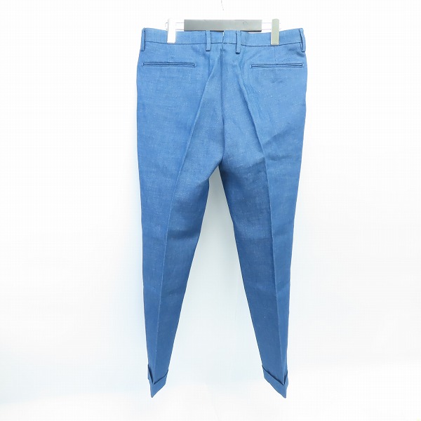 実際に弊社で買取させて頂いたTOMORROWLAND/トゥモローランド 日本製/リネン混 タックスラックスパンツ 750021/48の画像 1枚目