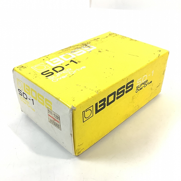 実際に弊社で買取させて頂いたBOSS/ボス SD-1 SUPER Overdrive スーパー オーバードライブ 日本製 銀ネジ NEC C4558C ヴィンテージ エフェクターの画像 9枚目