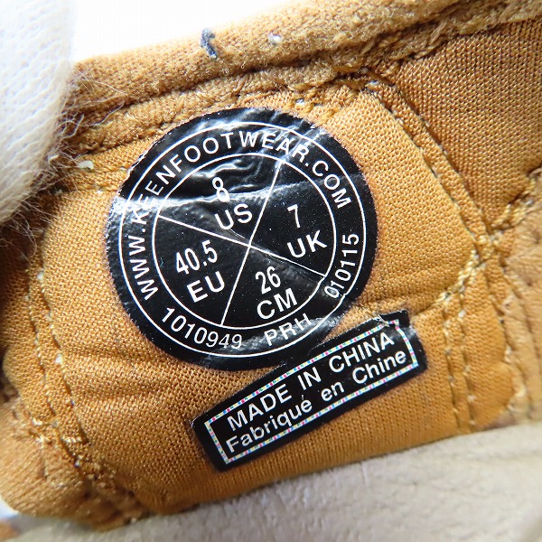 実際に弊社で買取させて頂いたKEEN/キーン サンダル 1010949/26の画像 5枚目