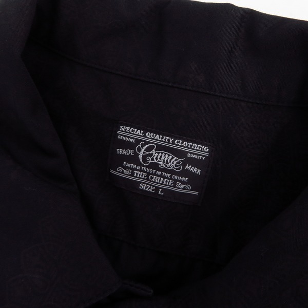 実際に弊社で買取させて頂いたCRIMIE/クライミー バンダナ柄 半袖シャツ Lの画像 2枚目