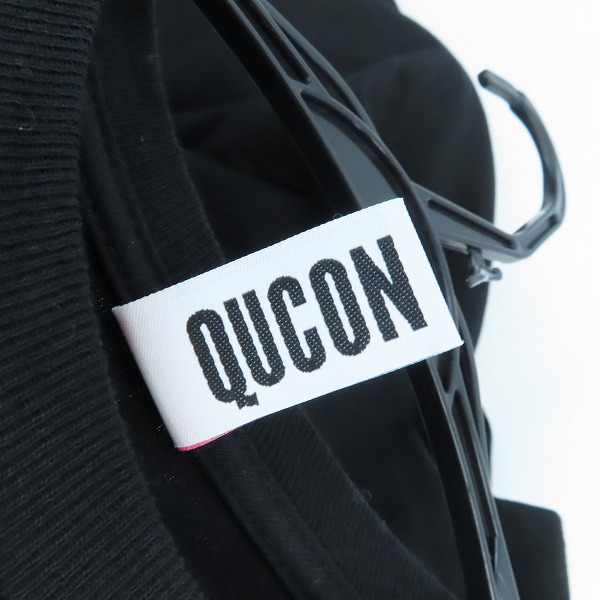 実際に弊社で買取させて頂いたQucon/キューコン×FRAGMENT DESIGN/フラグメント デザイン プリント 半袖 Tシャツ/カットソー 19101-1B/Mの画像 3枚目