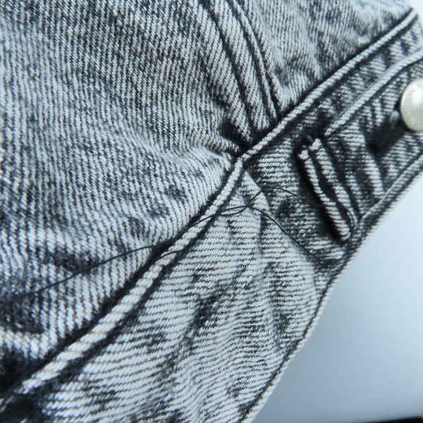 実際に弊社で買取させて頂いたMAISON KITSUNE/メゾンキツネ NBA デニムジャケット/Lの画像 5枚目