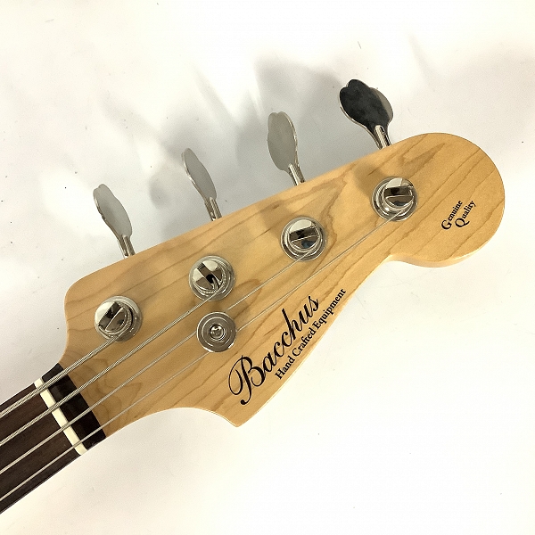 実際に弊社で買取させて頂いた★Bacchus/バッカス Global series BJB-700 DLPB ジャズベースタイプ エレキベース ケース付きの画像 4枚目