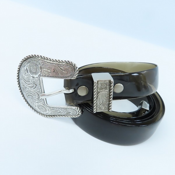実際に弊社で買取させて頂いたMaison MIHARA YASUHIRO/メゾン ミハラヤスヒロ PVC belt  PVC ベルト A04AC101