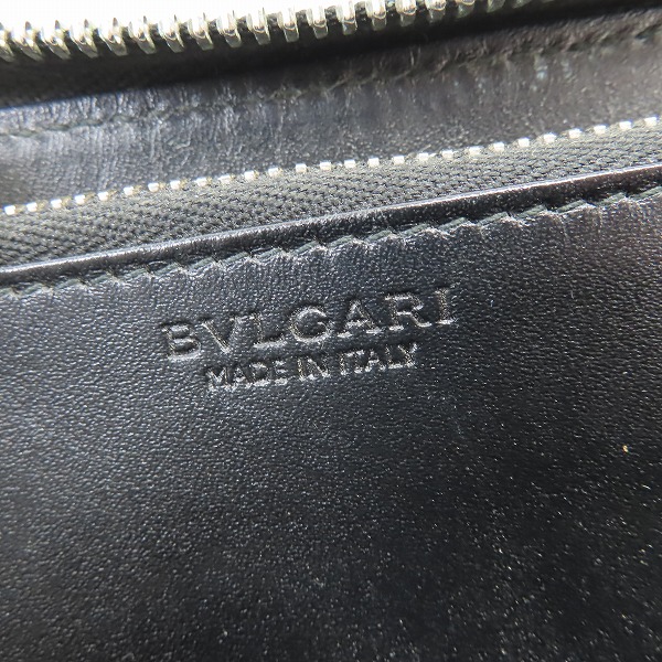実際に弊社で買取させて頂いたBVLGARI/ブルガリ ラウンドジップ 長財布  MD B16 32587の画像 4枚目