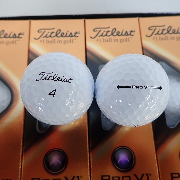 実際に弊社で買取させて頂いた【未使用】Titleist/タイトリスト PRO V1 2021年モデル ホワイト ゴルフボール 3ダース の画像 1枚目