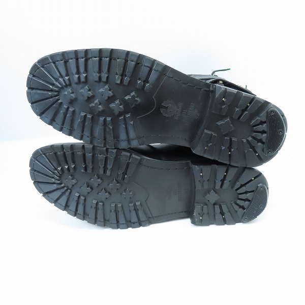 実際に弊社で買取させて頂いたBELSTAFF/ベルスタッフ GLEN VINE HIGH BOOTS/ロングブーツ レザー×ワックスコットン/42の画像 2枚目