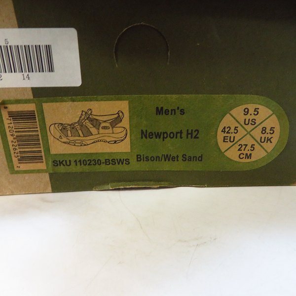 実際に弊社で買取させて頂いたKEEN/キーン Newport H2 ニューポートH2 SKU-110230 27.5の画像 8枚目