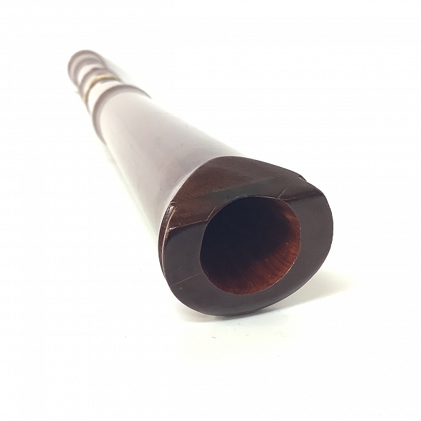 実際に弊社で買取させて頂いた【ジャンク】尺八 清風 琴古流 約60.5cm 木管尺八 和楽器の画像 3枚目