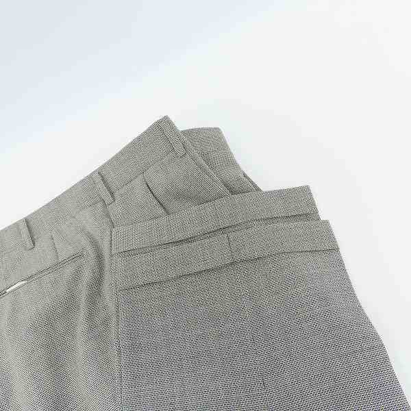 実際に弊社で買取させて頂いたBURBERRY LONDON/バーバリーロンドン スーツ ダブル ウール  グレー系 2P AB7/91の画像 9枚目