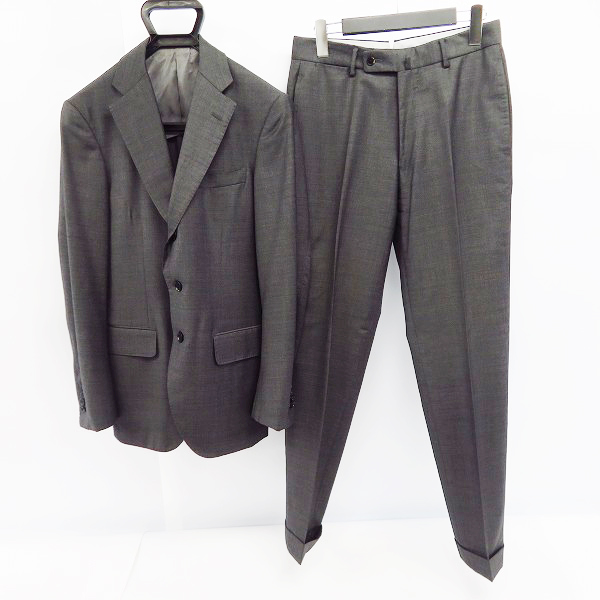 実際に弊社で買取させて頂いたTOMORROWLAND×Ermenegildo Zegna/トゥモローランド×エルメネジルドゼニア セットアップ グレー size：44