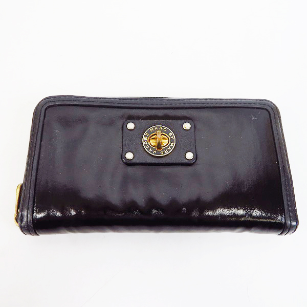 実際に弊社で買取させて頂いたMARC BY MARC JACOBS/マークバイマークジェイコブス エナメル ラウンドファスナー長財布