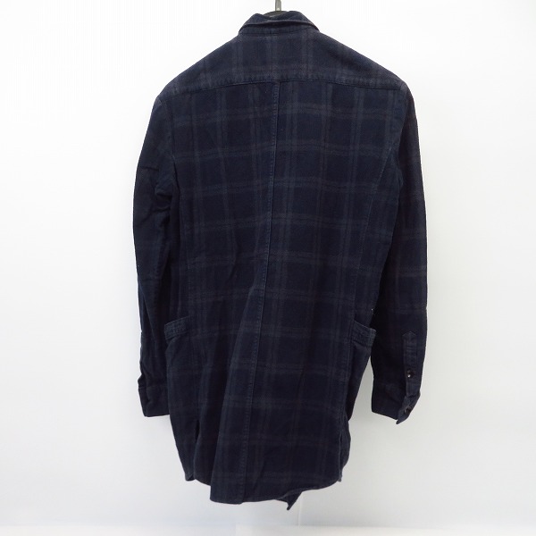 実際に弊社で買取させて頂いたDIET BUTCHER SLIM SKIN/ダイエットブッチャースリムスキン チェック柄 ロングシャツ の画像 1枚目