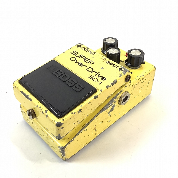 実際に弊社で買取させて頂いたBOSS/ボス SD-1 SUPER Overdrive スーパー オーバードライブ 日本製 銀ネジ NEC C4558C ヴィンテージ エフェクターの画像 4枚目