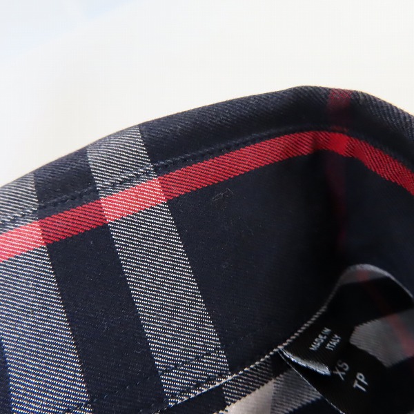 実際に弊社で買取させて頂いたBURBERRY×Gosha Rubchinskiy/バーバリー×ゴーシャラブチンスキー チェック柄 半袖シャツ/XSの画像 8枚目