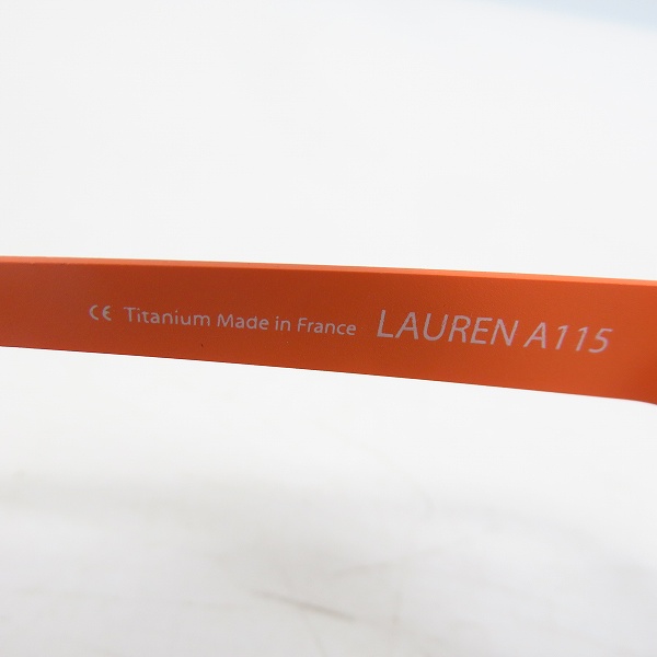 実際に弊社で買取させて頂いたAnne et Valentin/アンバレンタイン 眼鏡/メガネフレーム LAUREN A115の画像 3枚目