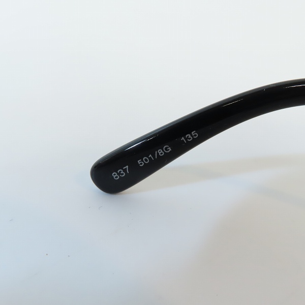 実際に弊社で買取させて頂いたBVLGARI/ブルガリ サイドロゴ入り サングラス 837 501/8G 135の画像 7枚目