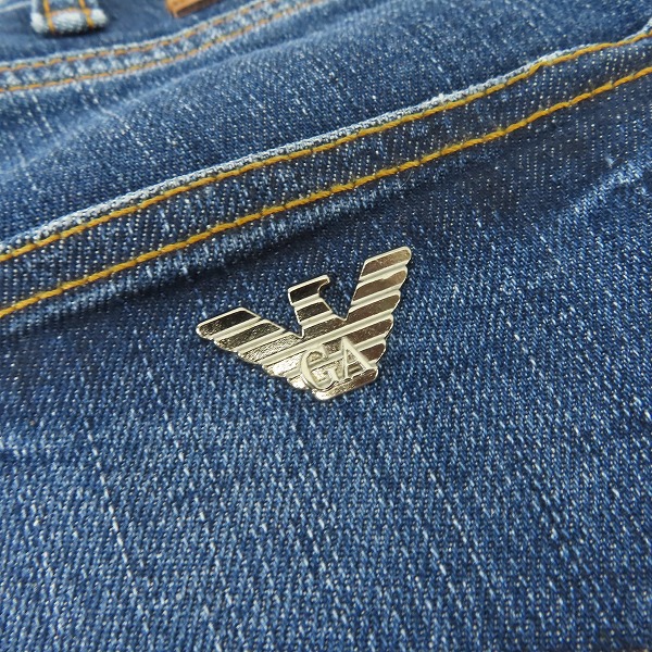 実際に弊社で買取させて頂いたARMANI JEANS/アルマーニジーンズ ウォッシュ加工 デニムパンツ/31の画像 3枚目
