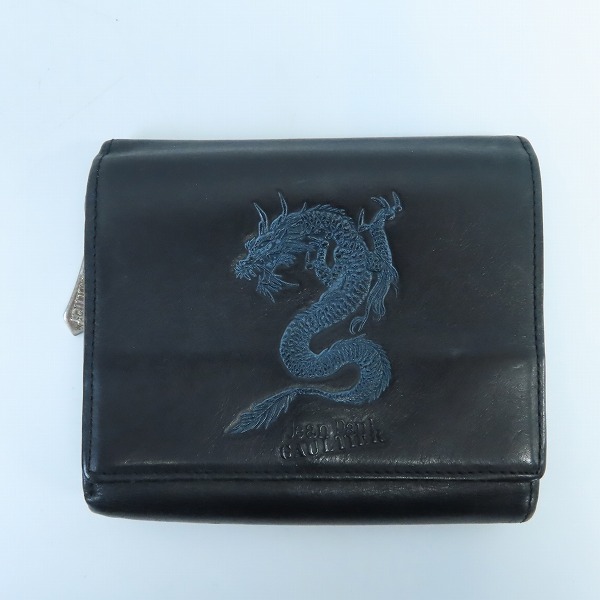 実際に弊社で買取させて頂いたJean Paul GAULTIER/ジャンポールゴルチェ ドラゴン レザー 3つ折り財布